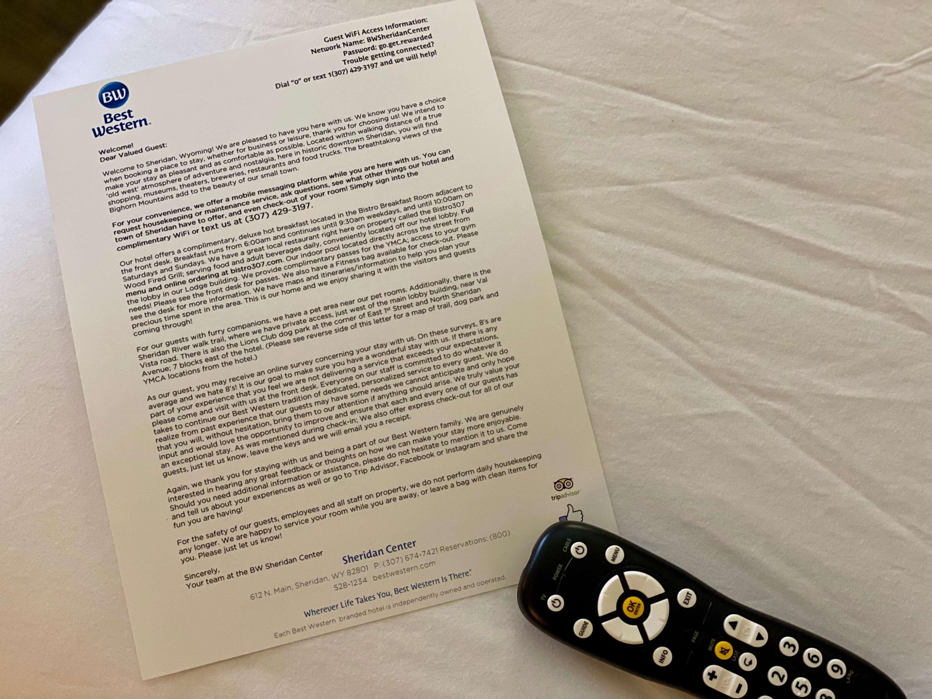 Best Western Sheridan Center Eksteriør billede